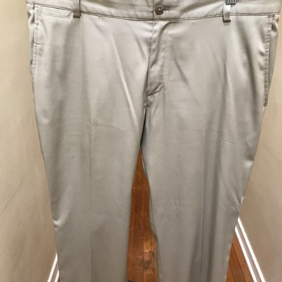 NIKE GOLF DRI FIT MEN SZ34 X 32 NWOT TAG TOUR PERFORMANCE KHAKI - Picture 3 of 6